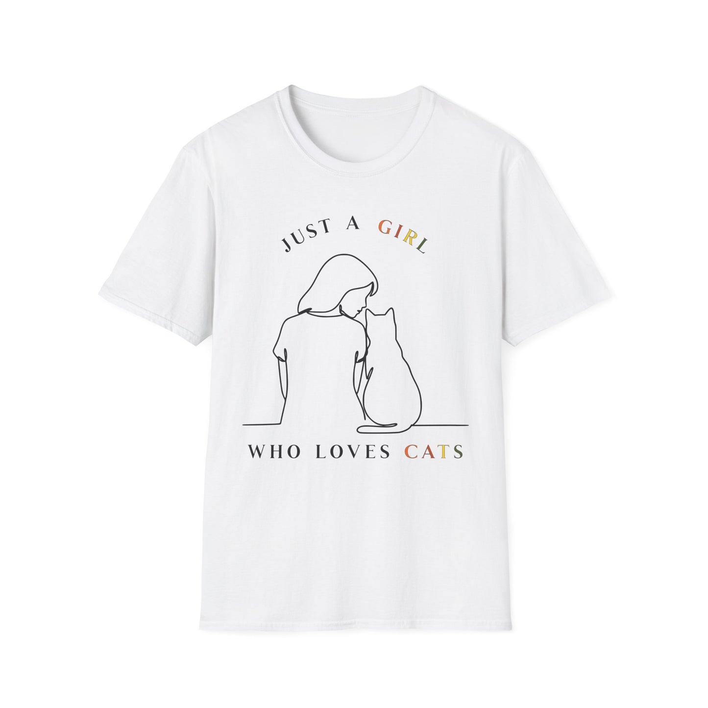 Just A Girl Who Loves Cats T-Shirt
