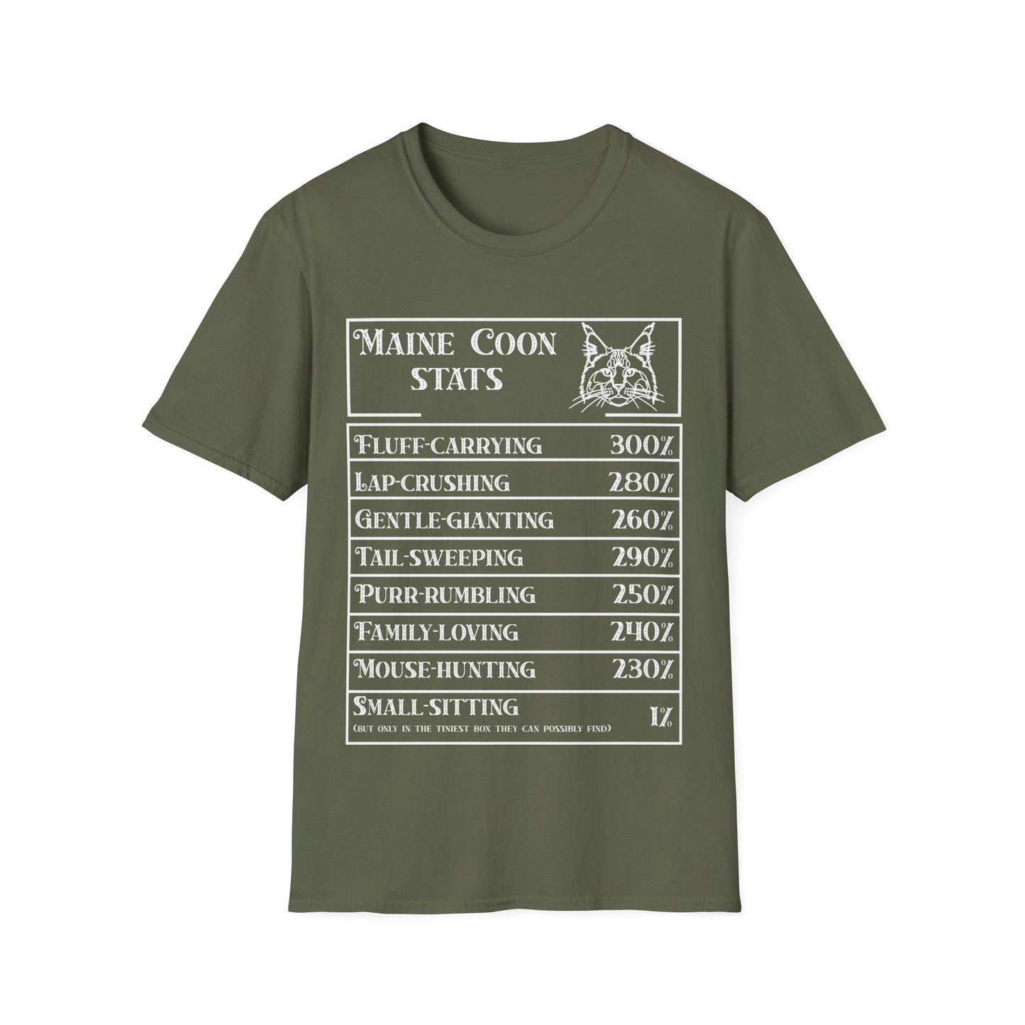 Maine Coon Stats T-Shirt