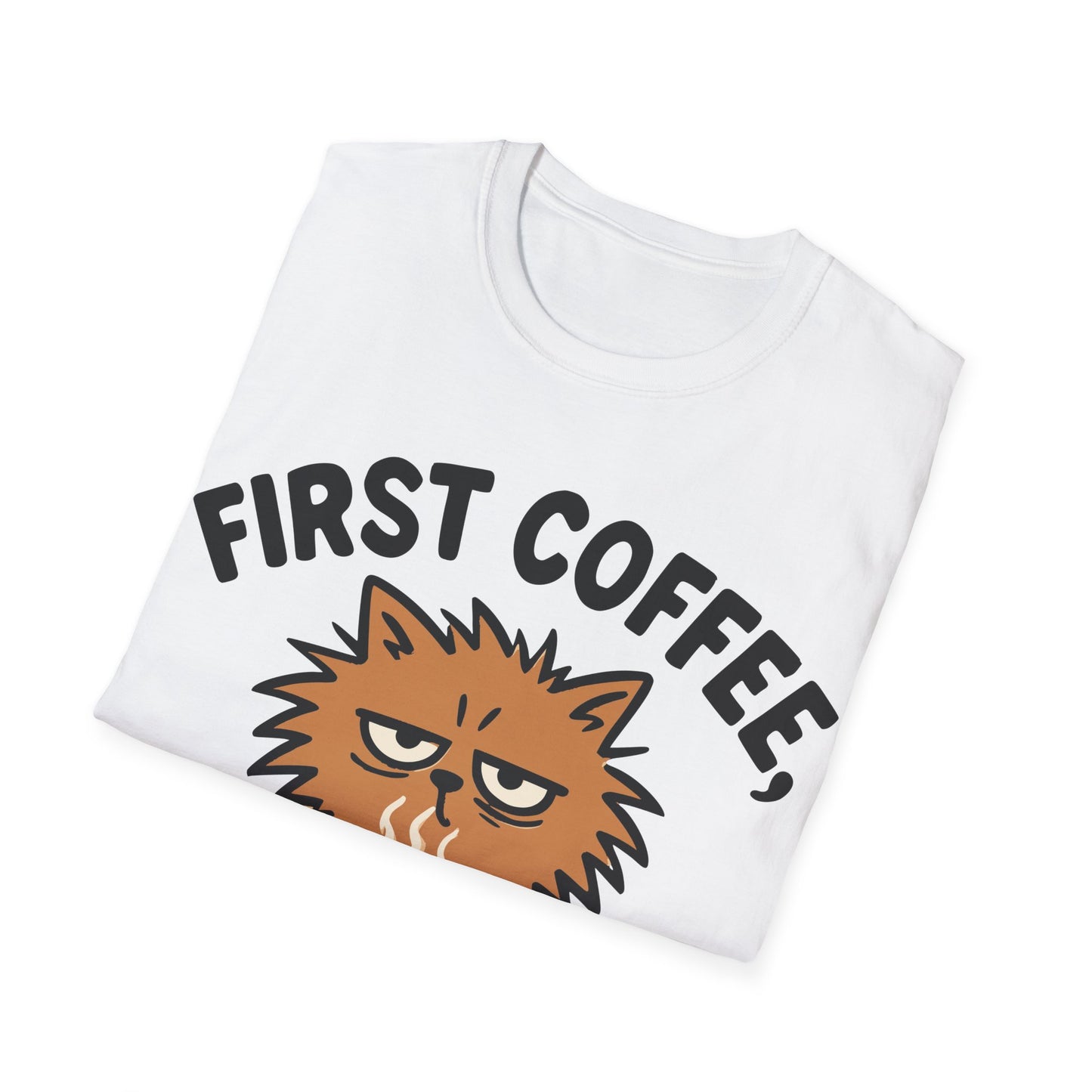 First Coffee, Then Meow T-Shirt