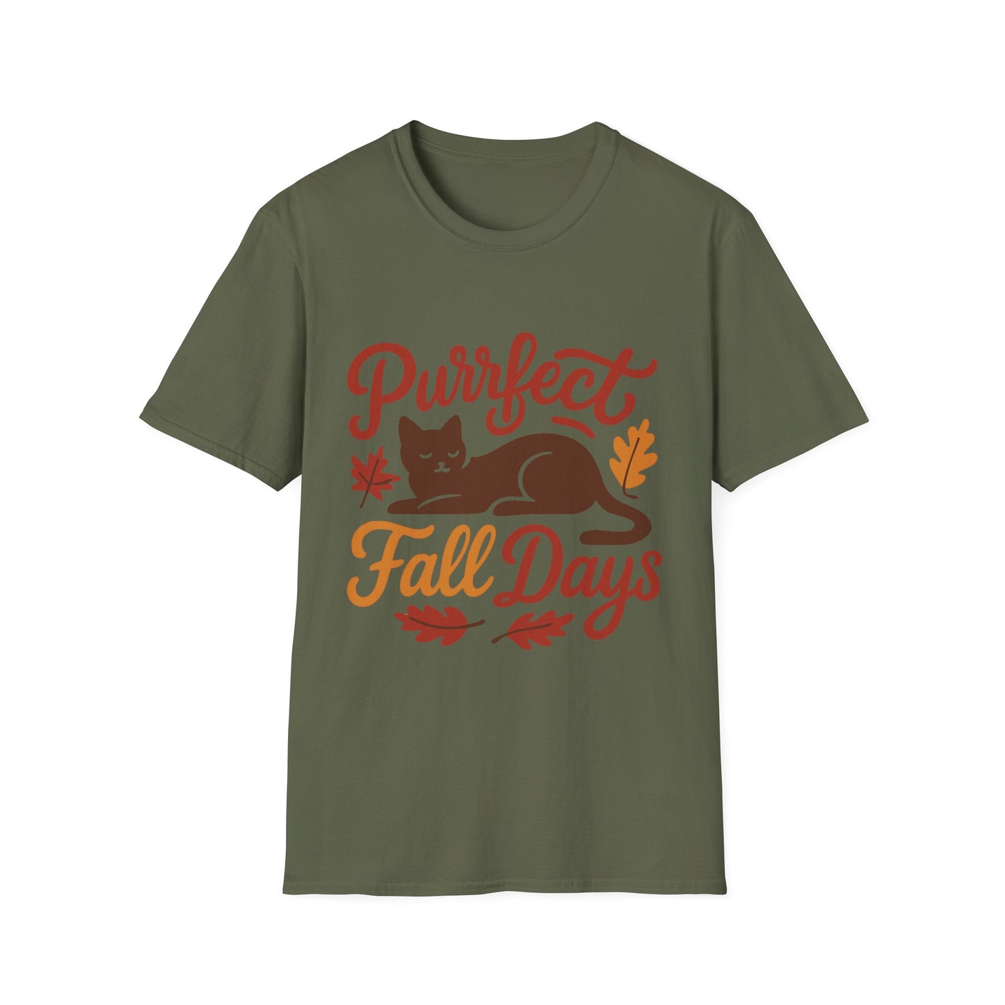 Purrfect Fall Days T-Shirt