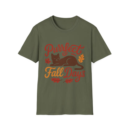Purrfect Fall Days T-Shirt