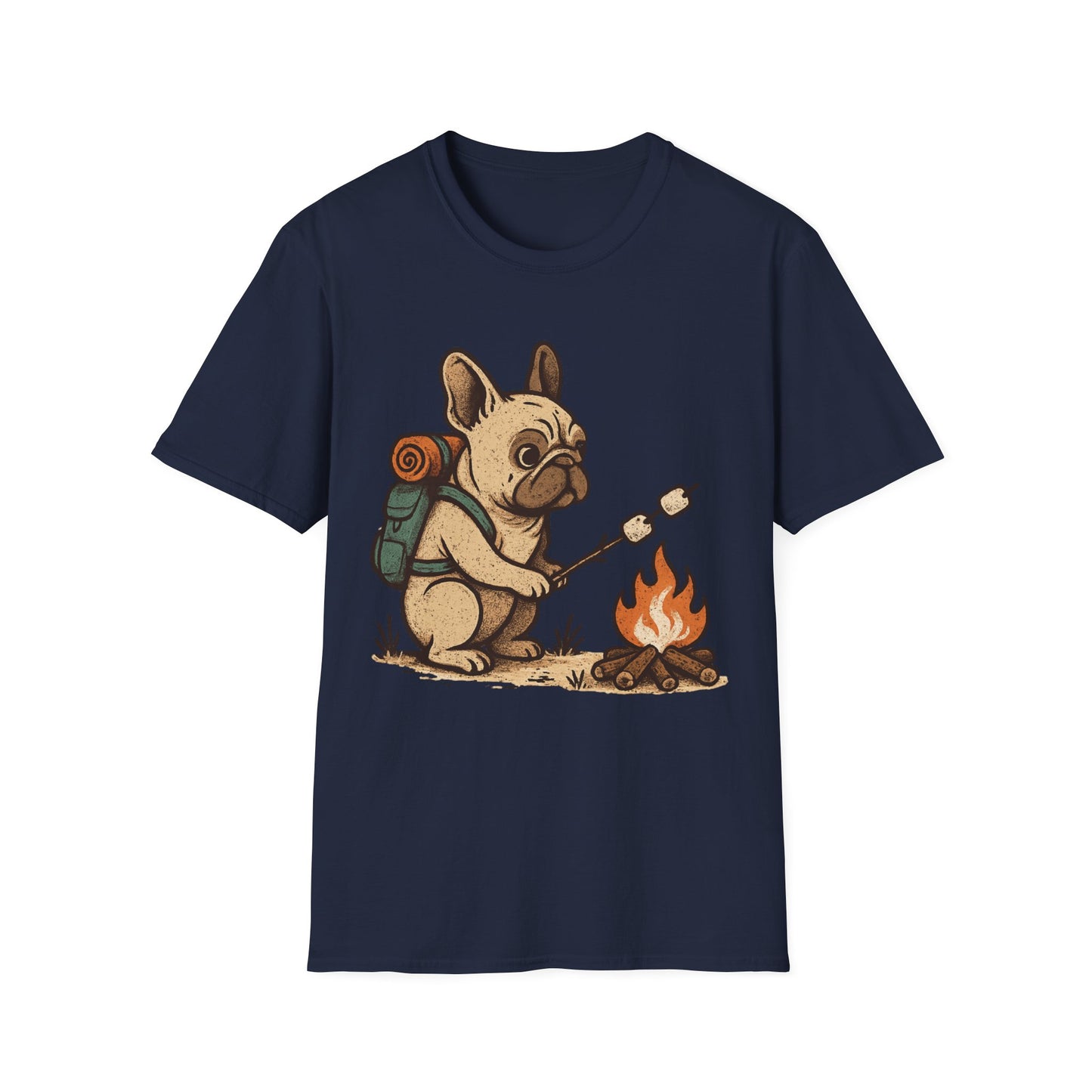 French Bulldog-Hiking T-Shirt
