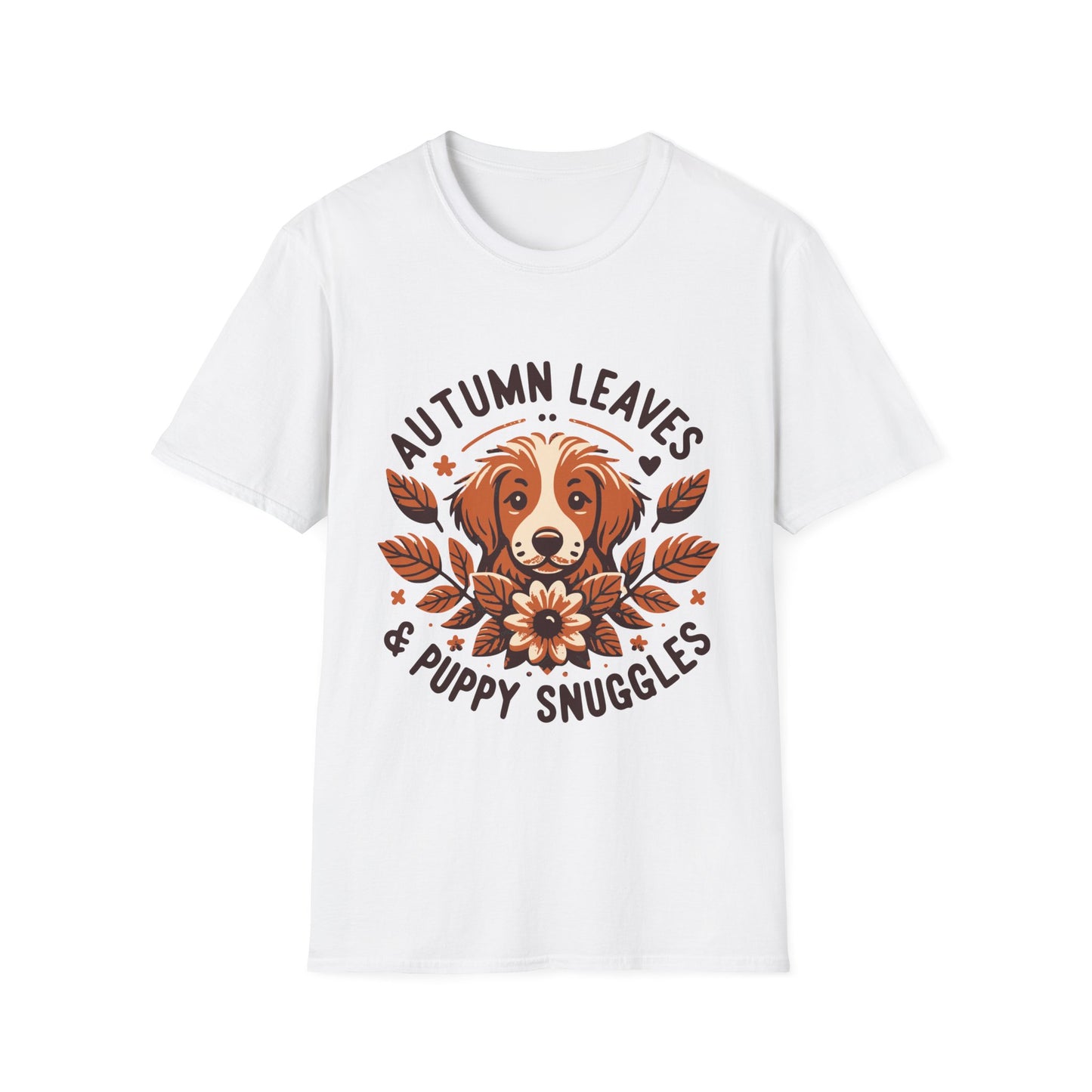 Autumn Leaves & Puppy Snuggles T-Shirt