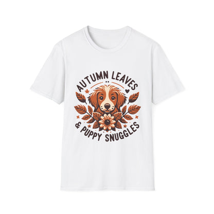 Autumn Leaves & Puppy Snuggles T-Shirt