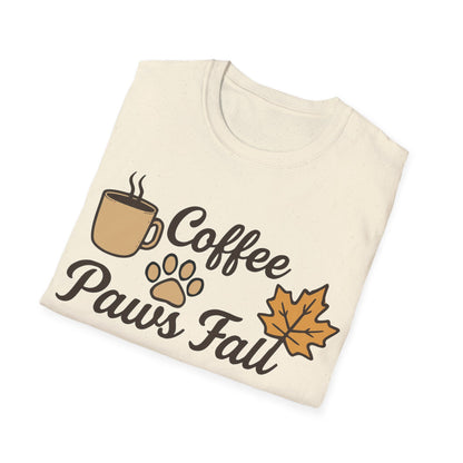 Coffee, Paws & Fall T-Shirt