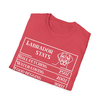 Labrador Stats T-Shirt