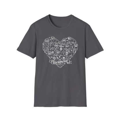 Heart Made Of Dogs T-Shirt