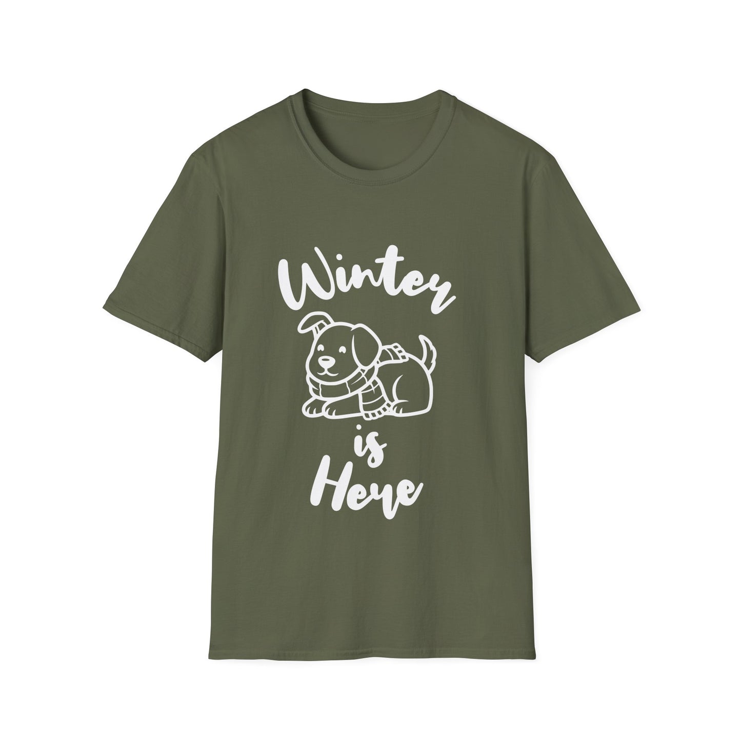 Winter Is Here - Dog T-Shirt