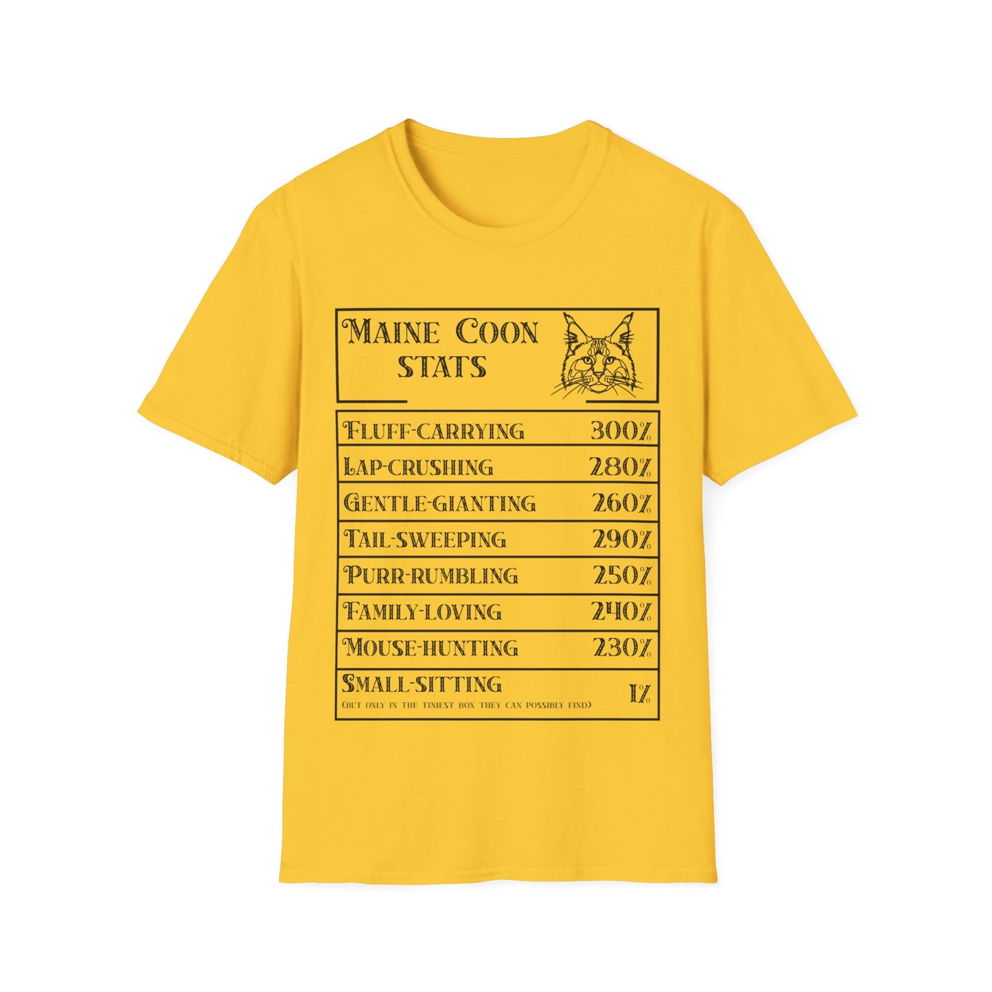 Maine Coon Stats T-Shirt