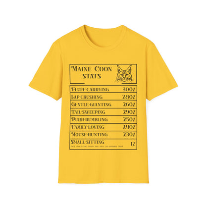 Maine Coon Stats T-Shirt