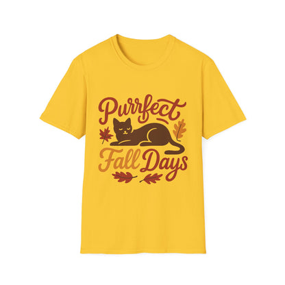 Purrfect Fall Days T-Shirt