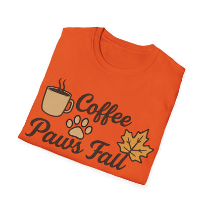 Coffee, Paws & Fall T-Shirt