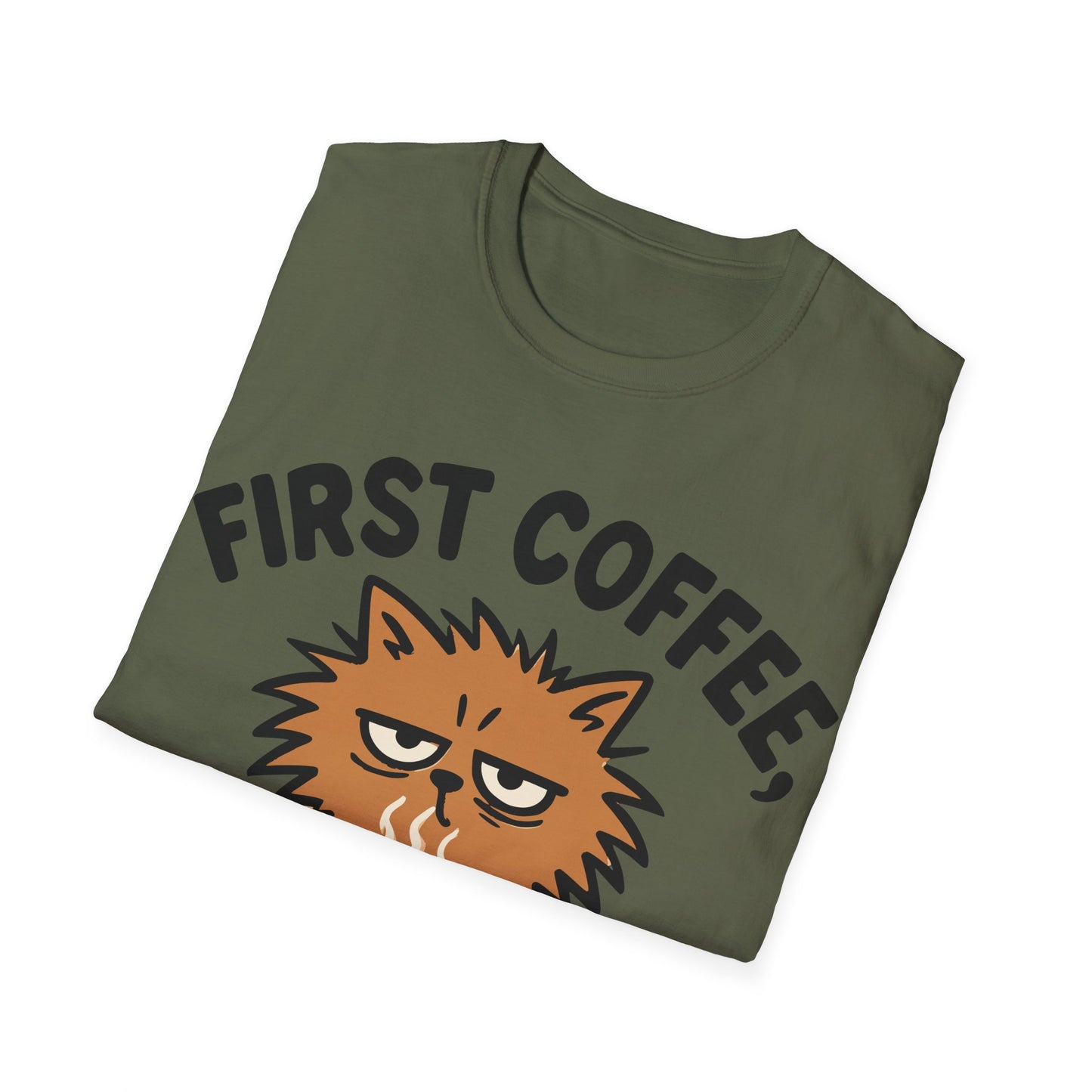 First Coffee, Then Meow T-Shirt