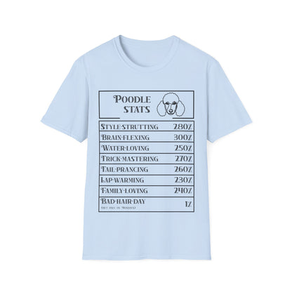 Poodle Stats T-Shirt