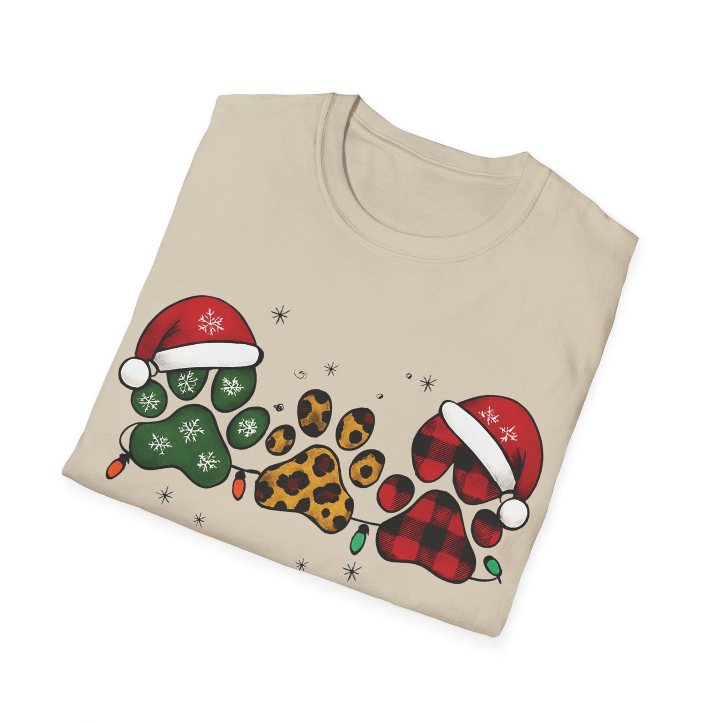 3 Xmas Paws T-Shirt