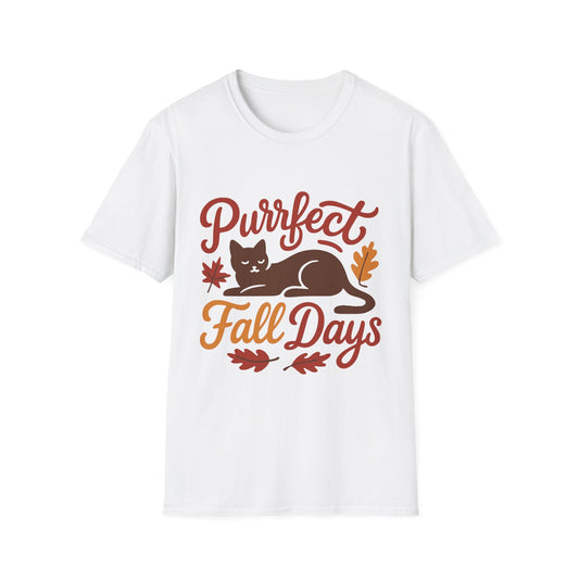 Purrfect Fall Days T-Shirt