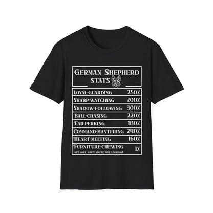 German Sherpherd Stats T-Shirt