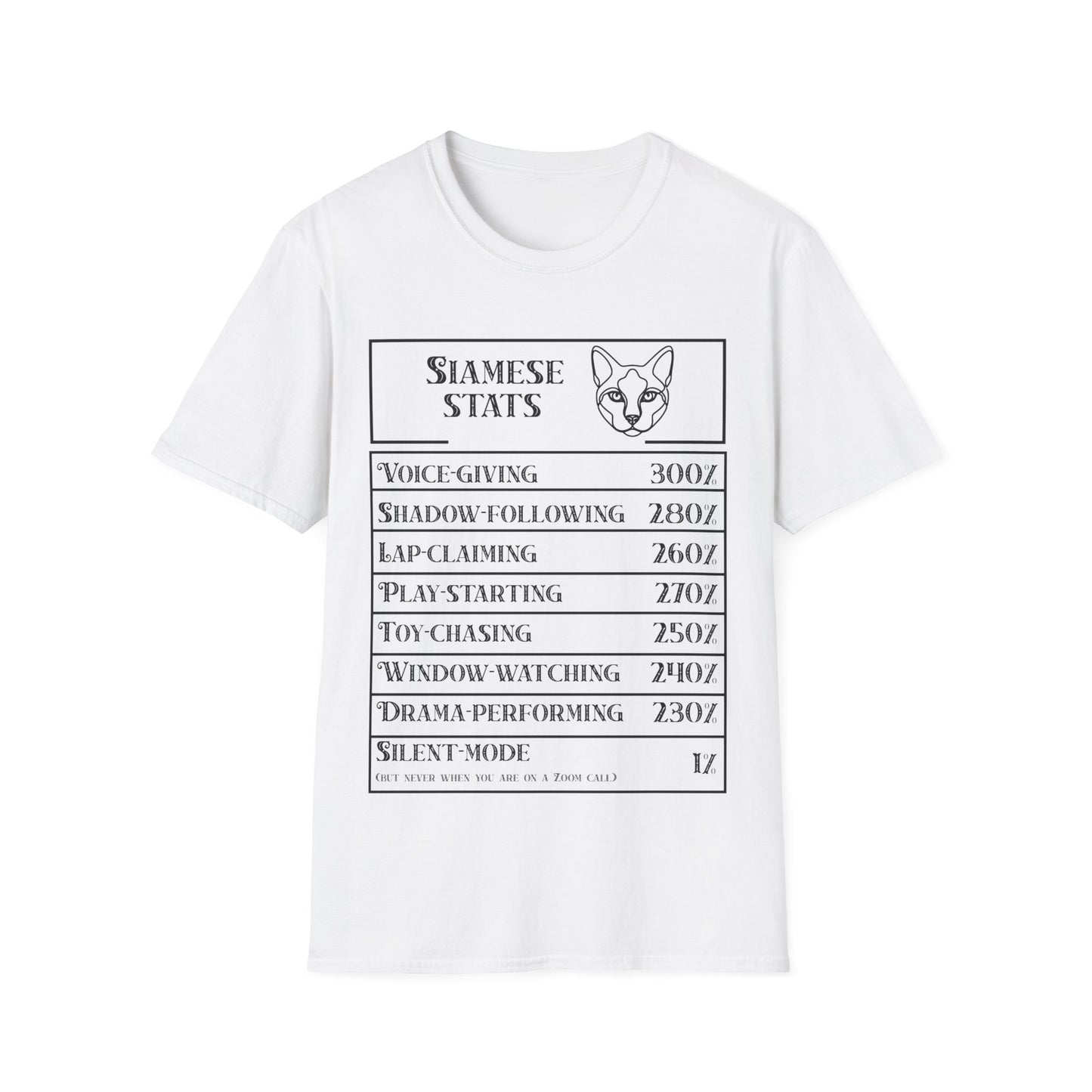 Siamese Stats T-Shirt