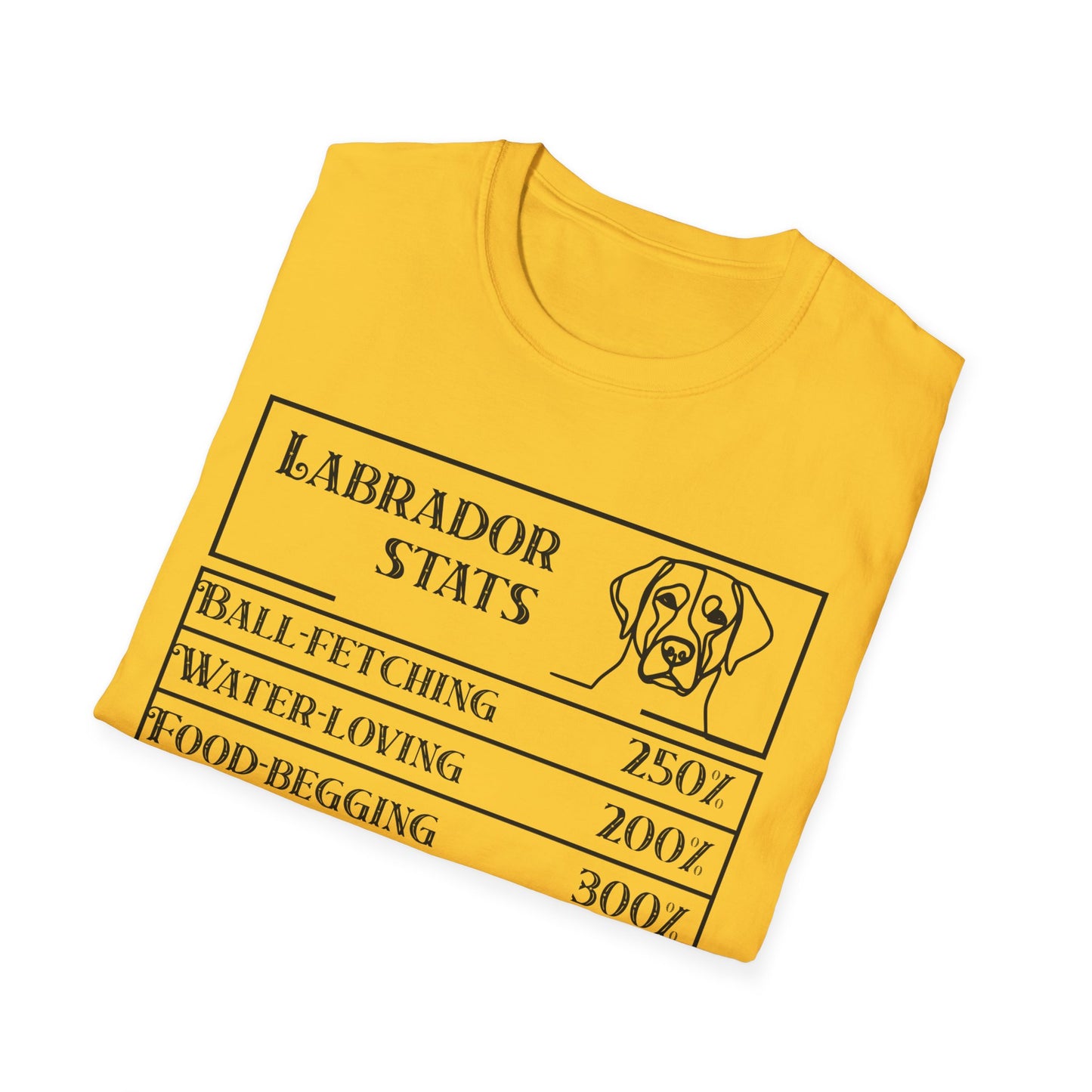 Labrador Stats T-Shirt