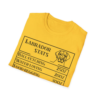 Labrador Stats T-Shirt