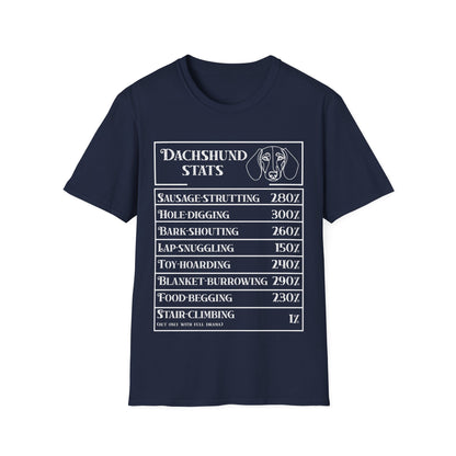 Dachshund Stats T-Shirt