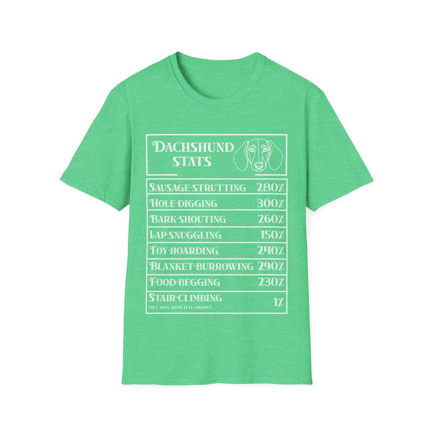 Dachshund Stats T-Shirt