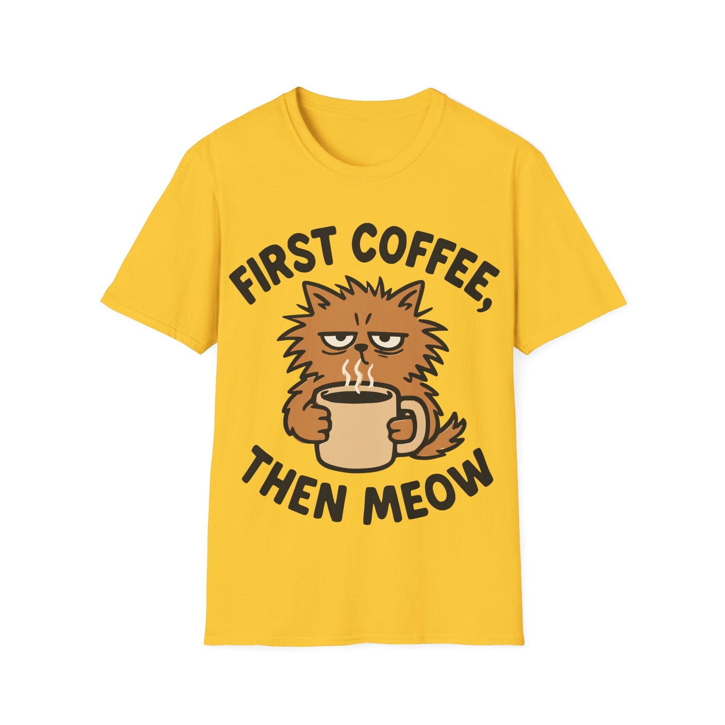 First Coffee, Then Meow T-Shirt
