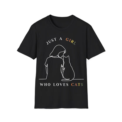 Just A Girl Who Loves Cats T-Shirt