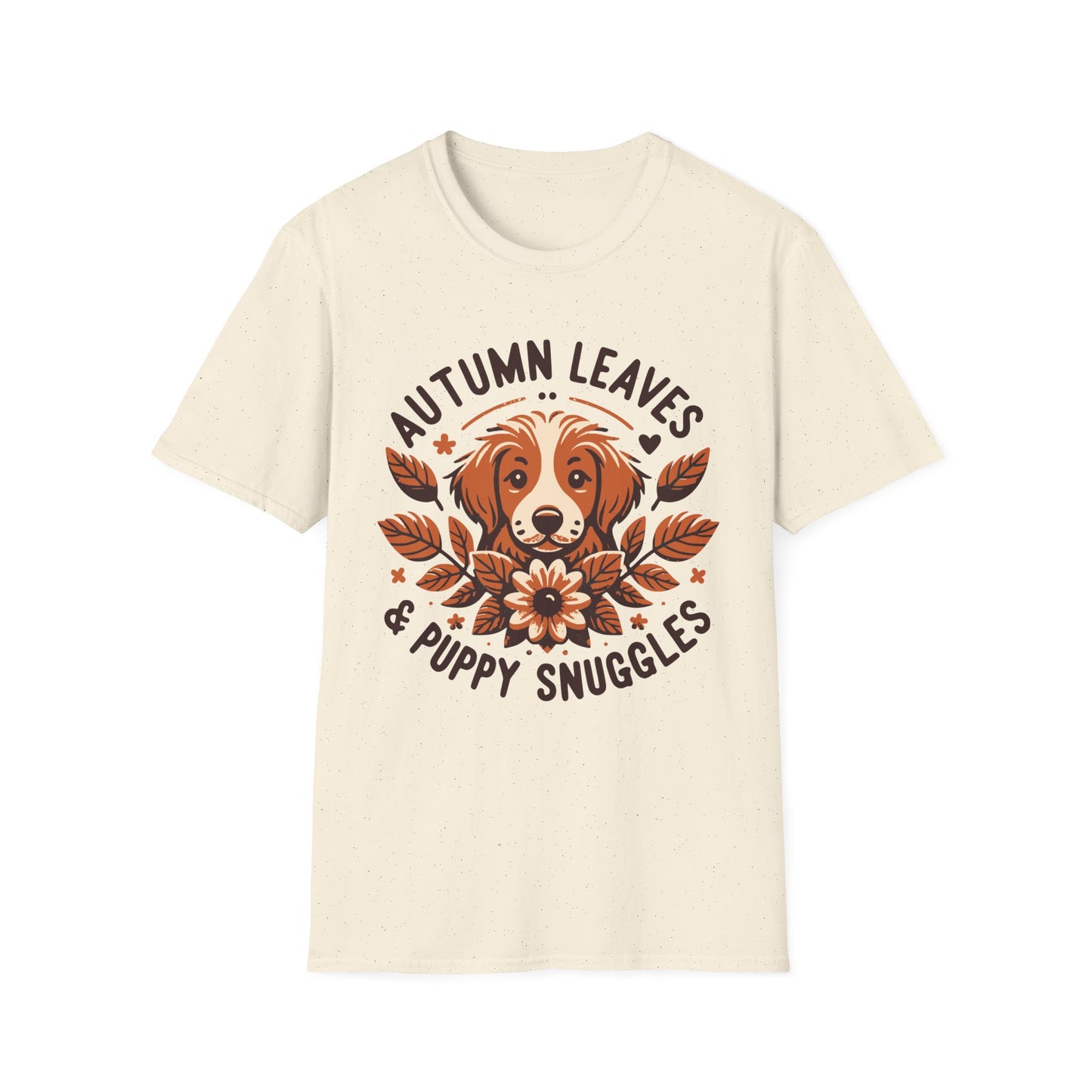 Autumn Leaves & Puppy Snuggles T-Shirt