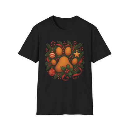 Paw & Christmas T-Shirt