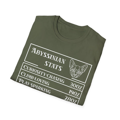 Abyssinian Stats T-Shirt