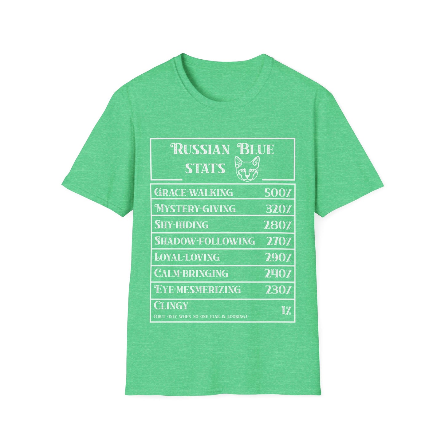 Russian Blue Stats T-Shirt
