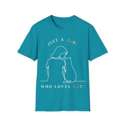 Just A Girl Who Loves Cats T-Shirt