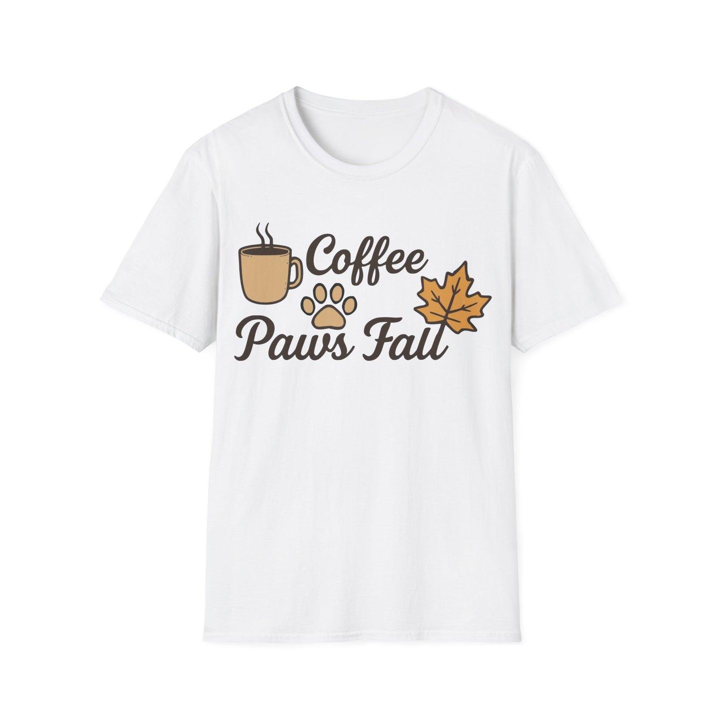 Coffee, Paws & Fall T-Shirt