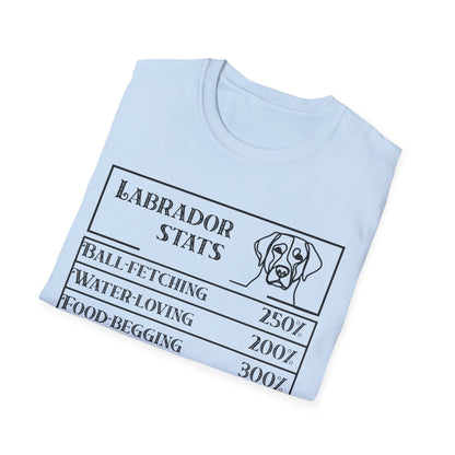 Labrador Stats T-Shirt