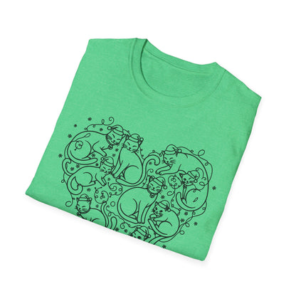Heart Made Of Cats T-Shirt