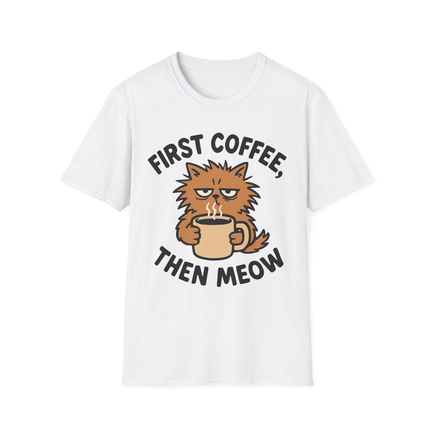 First Coffee, Then Meow T-Shirt