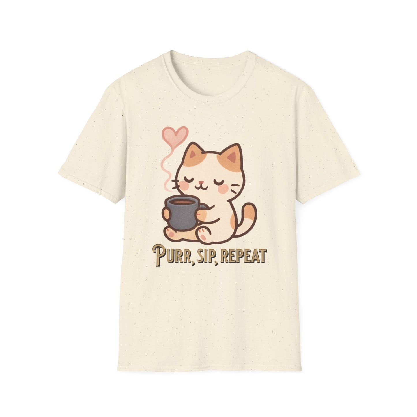 Cozy Cat, Coffee Hug Kawai T-Shirt