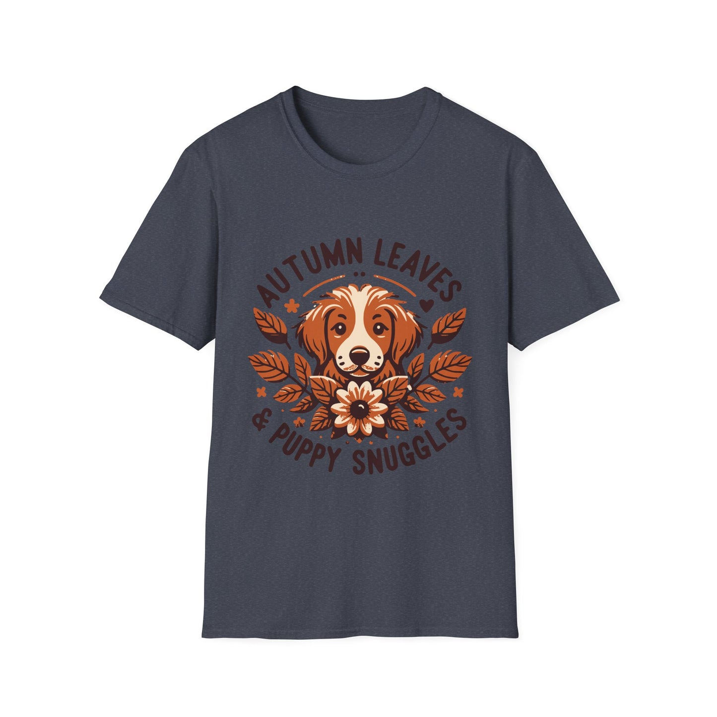 Autumn Leaves & Puppy Snuggles T-Shirt
