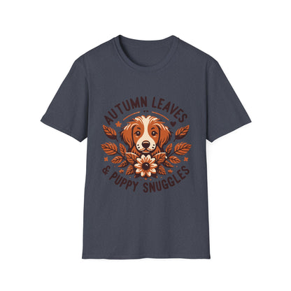 Autumn Leaves & Puppy Snuggles T-Shirt
