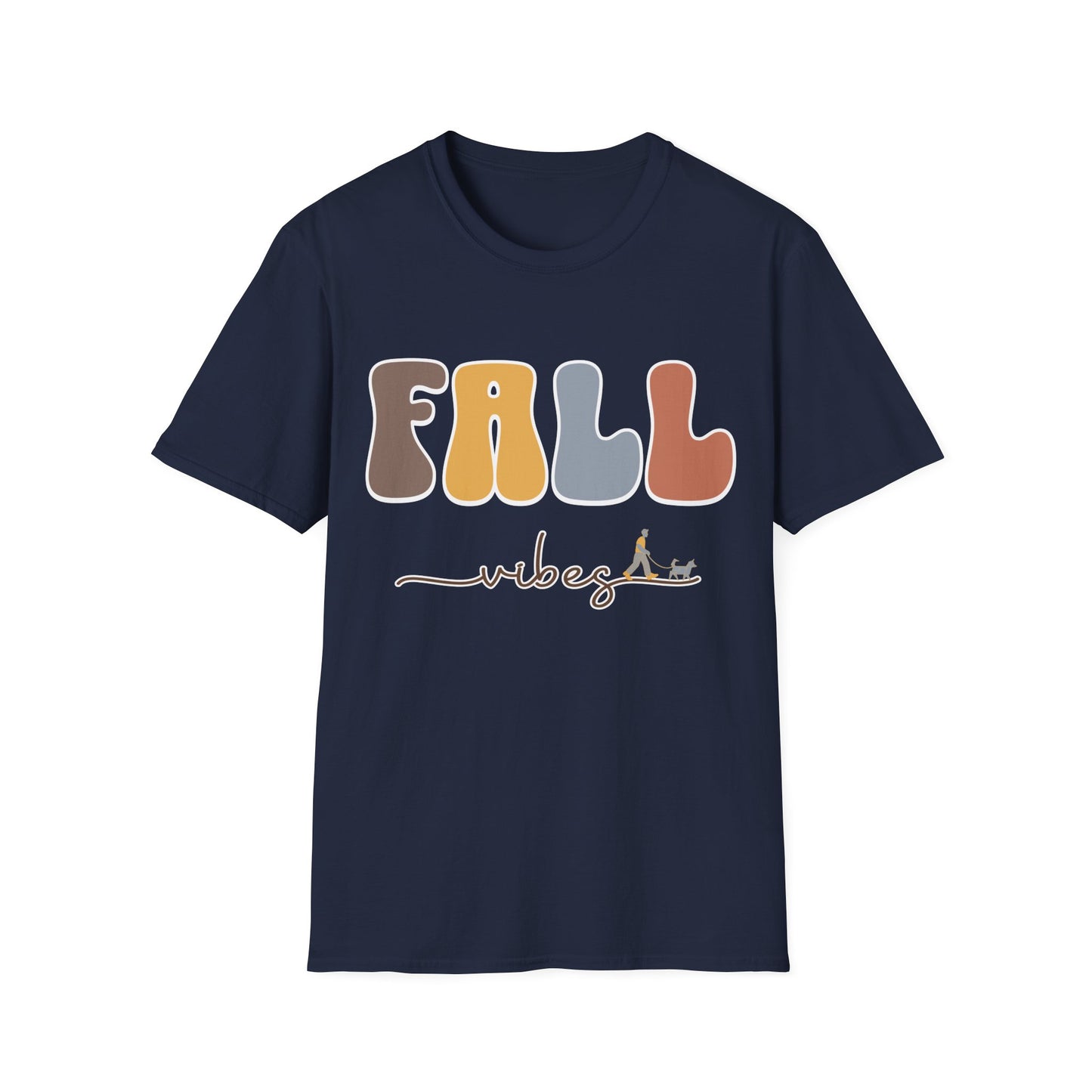Fall Vibes, Walking Dog T-Shirt