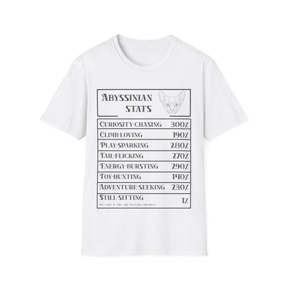 Abyssinian Stats T-Shirt