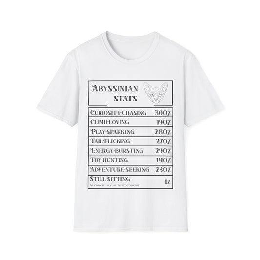 Abyssinian Stats T-Shirt