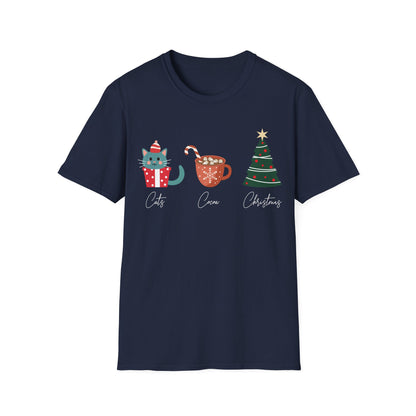 Cats, Cocoa, Christmas T-Shirt
