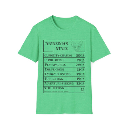 Abyssinian Stats T-Shirt