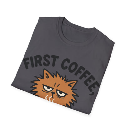 First Coffee, Then Meow T-Shirt