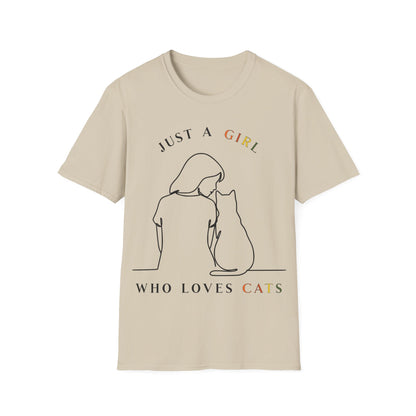 Just A Girl Who Loves Cats T-Shirt