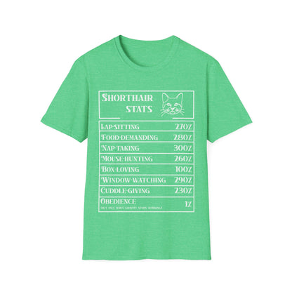 Domestic Shorthair Stats T-Shirt