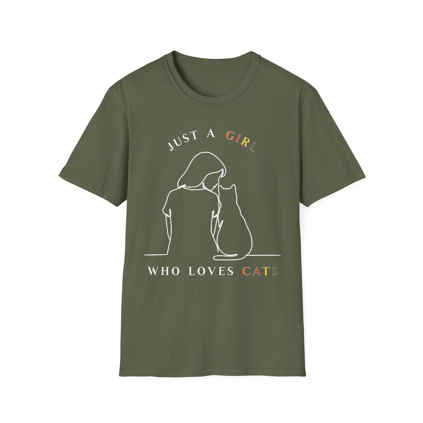 Just A Girl Who Loves Cats T-Shirt