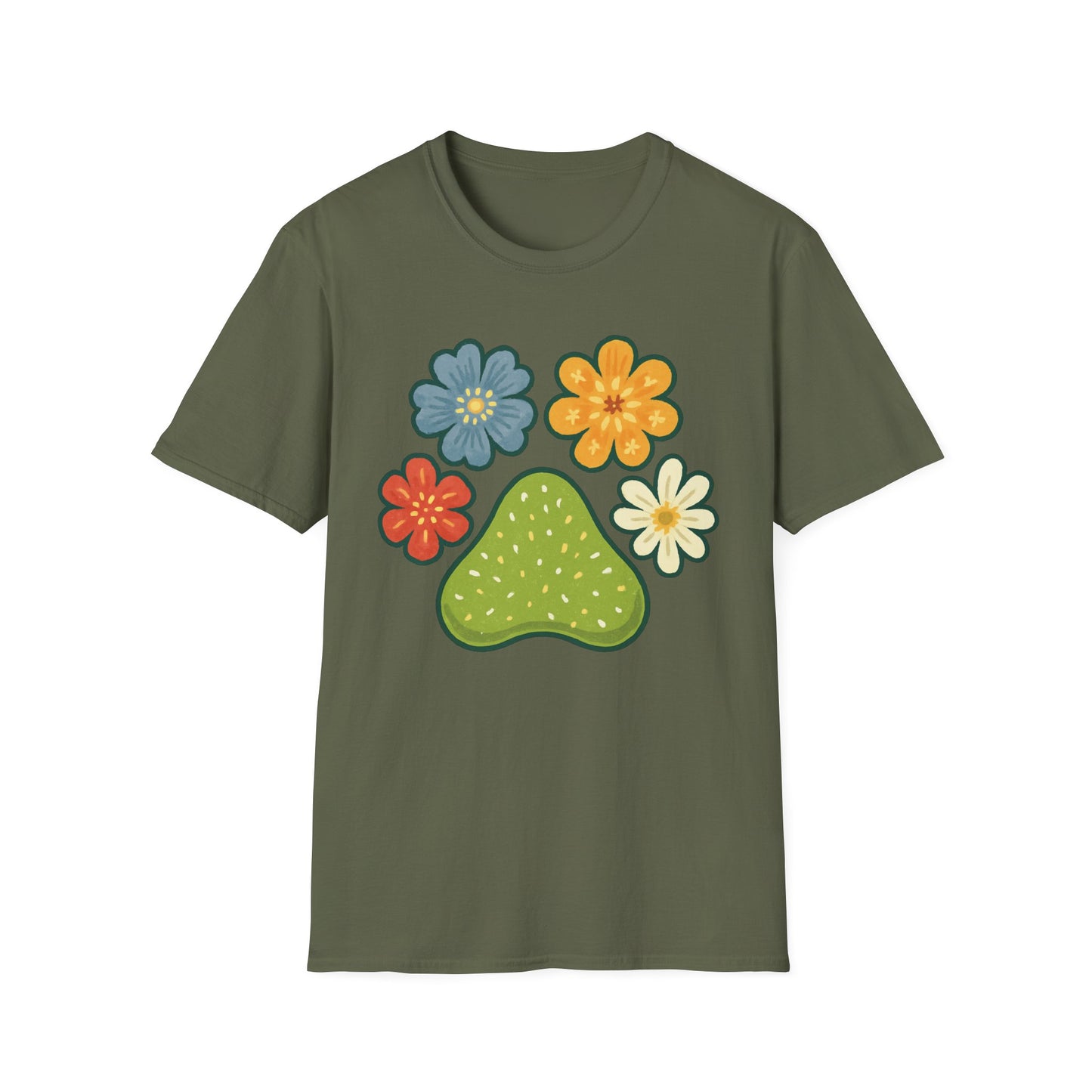 Paw & Flowers T-Shirt
